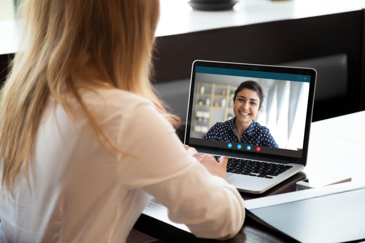 Woman hiring woman remotely